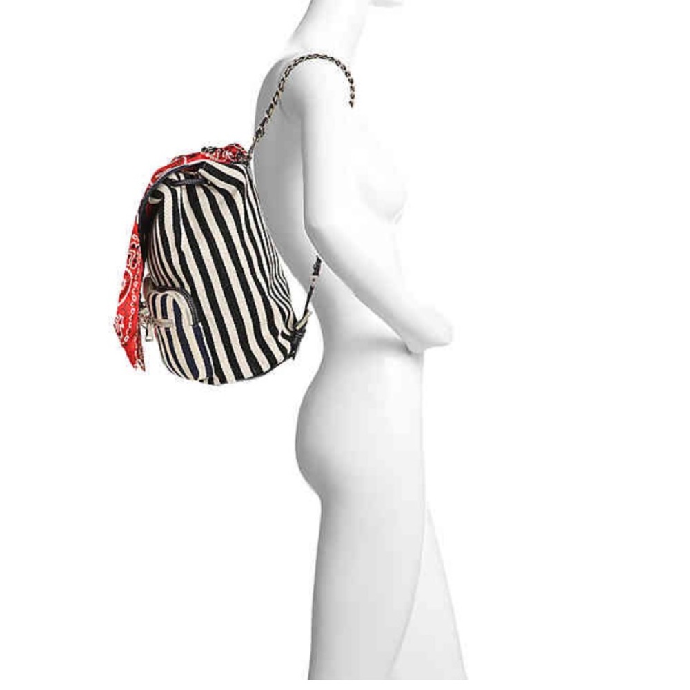 Steve Madden Stripe Drawstring Backpack - image 3